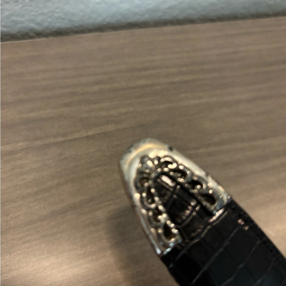 Brighton Black Belt with Gold and Silver Detailing - Picture 5 of 7